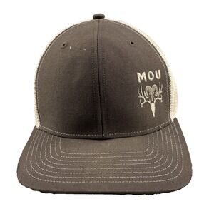 Mou Fly Fishing Trucker Hat Cap Mens‎ Brown Mesh Richardson Snapback Gorpcore